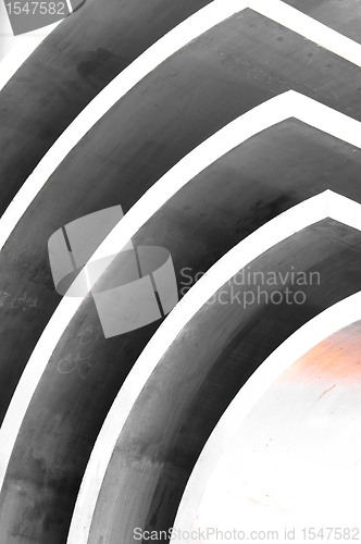 Image of Abstract metal background with curves