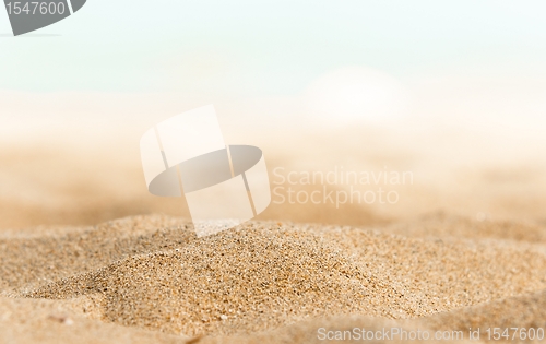 Image of Closeup of some sand on the shore