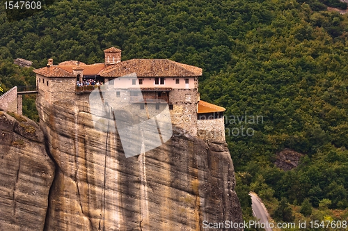 Image of Stone building built on a mountain