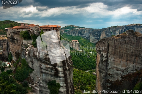 Image of Stone building built on a mountain