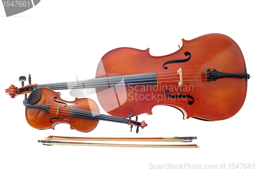 Image of violin and cello