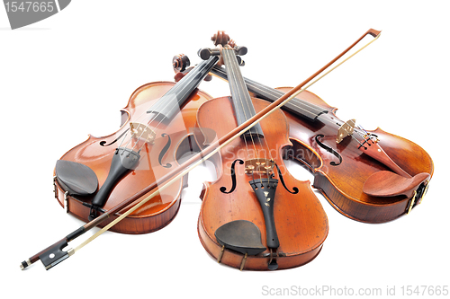 Image of three violins