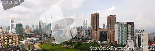 Image of Kuala Lumpur Daytime Cityscape Panorama