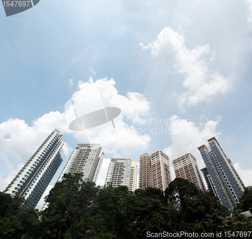 Image of High rise luxurious condominium