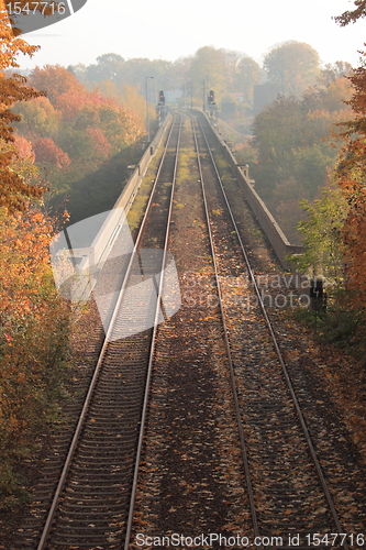 Image of Railroad on bridge