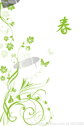 Image of Spring Green Background