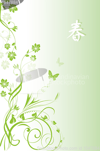 Image of Spring Green Background