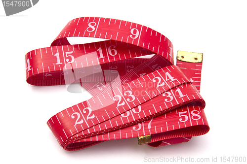 Image of Red tape measure