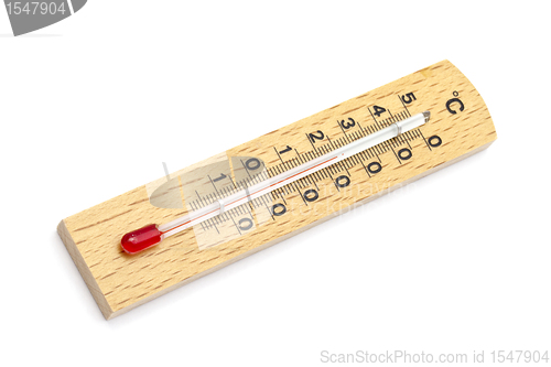 Image of Wooden Thermometer 