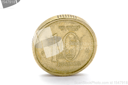 Image of Swedish currency - 10 Kronor