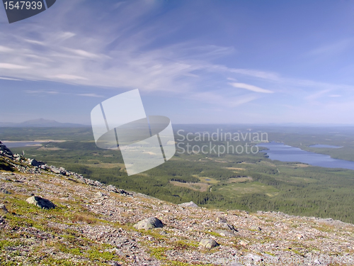 Image of Nature landscape and blue sky