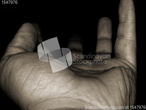 Image of helping  hand 