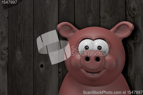 Image of happy pig