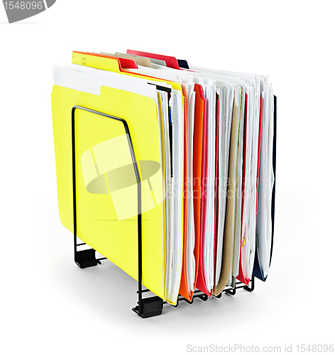 Image of File folders with papers