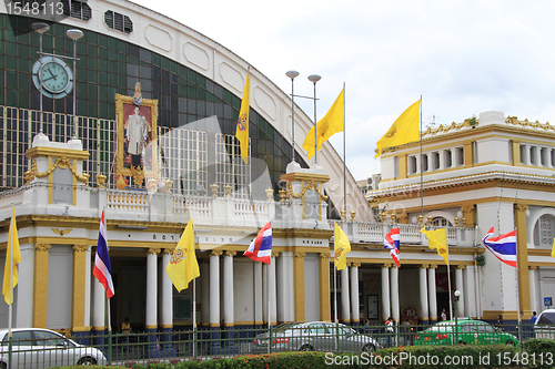 Image of Railway station Hualampong in Bangkok, Thailand