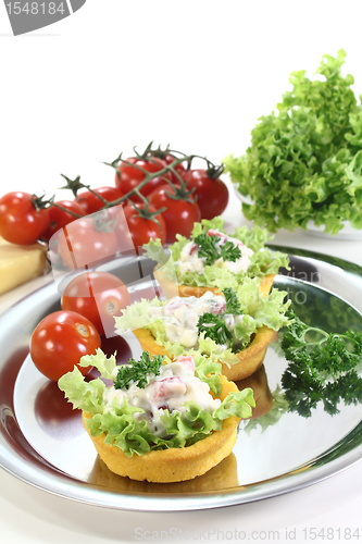 Image of roasted cup corn with cheese salad