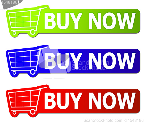 Image of buy now signs
