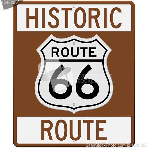 Image of Historic Route 66 Sign