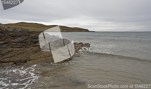 Image of stoney coastline in scotland