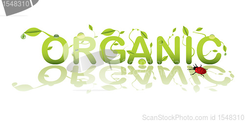 Image of Organic text