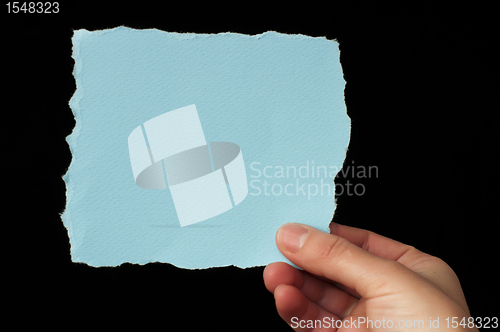 Image of Piece of paper with space for text