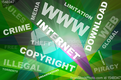 Image of Internet texts copyright conception