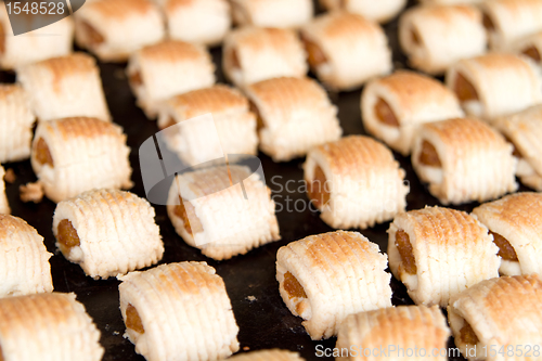 Image of Pineapple Tart in Local Pastry Shop Closeup