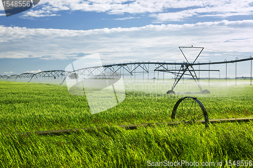 Image of Irrigation equipment on farm field