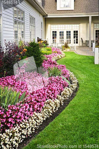 Image of Colorful flower garden