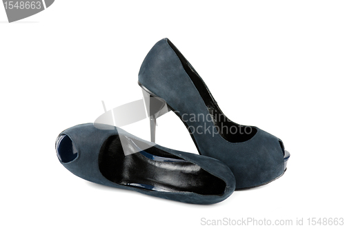 Image of grey female shoes