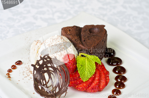 Image of Chocolate flan