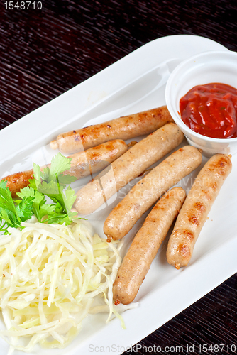 Image of Grilled sausages