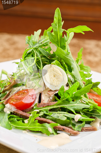 Image of Tasty salad of beef tongue