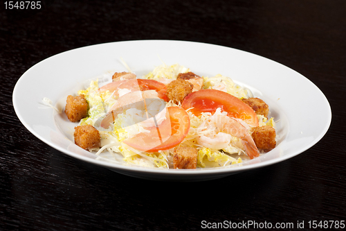 Image of tiger shrimps salad