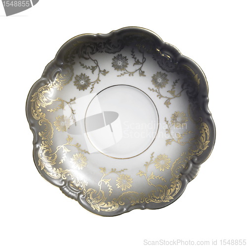 Image of ornamented nostalgic saucer