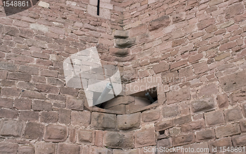 Image of facade detail of the Haut-Koenigsbourg Castle