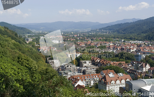 Image of Freiburg im Breisgau at summer time