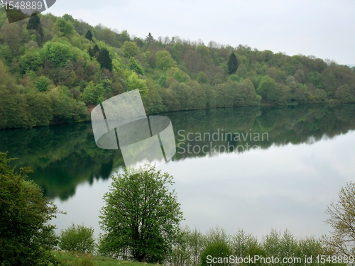 Image of maar in the Vulkan Eifel