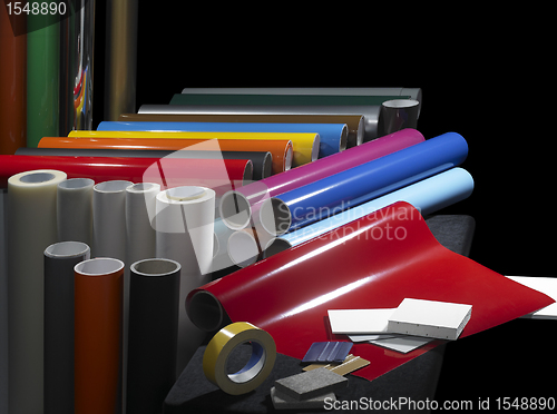 Image of sign making materials