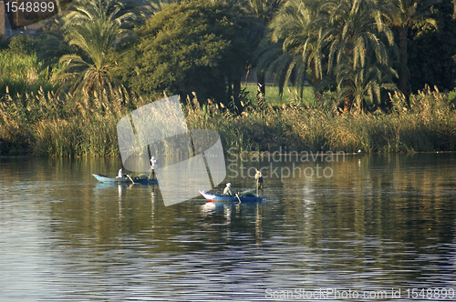 Image of Nile waterside scenery between Aswan and Luxor