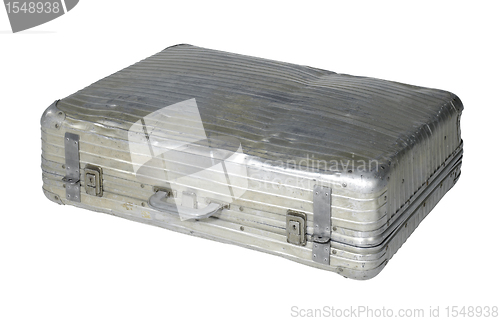 Image of dent old metal case