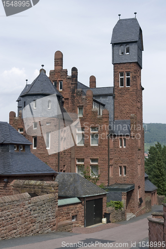 Image of reddish brick house in Miltenberg