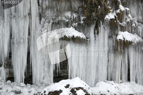 Image of lots of icicles