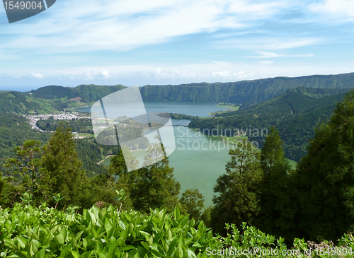 Image of lagoa das sete cidades at Sao Miguel Island