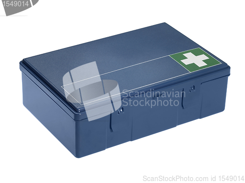 Image of blue ambulance box