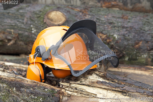 Image of protective helmet outdoor shot