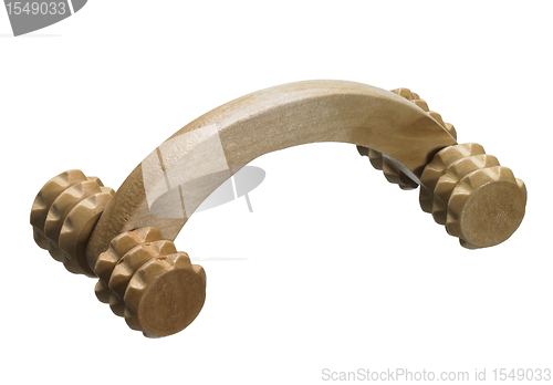 Image of wooden massage roller