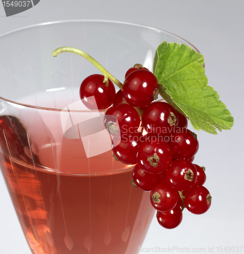 Image of Redcurrant and glass