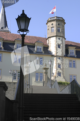 Image of palace stairs in Ã–hringen