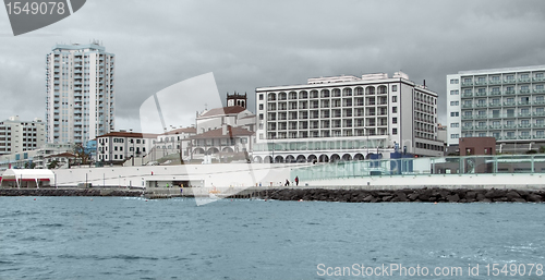 Image of seafront scenery at Ponta Delgada